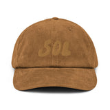SOL embroidered Corduroy hat