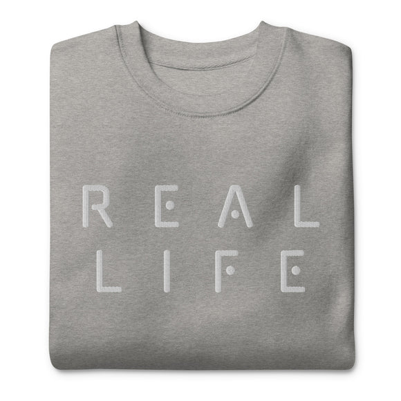 Real life embroidered Unisex Premium Sweatshirt