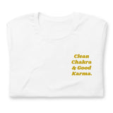 Chakra + Karma embroidered Unisex t-shirt