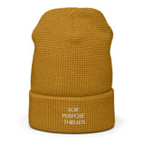 Sole Purpose Embroidered Waffle beanie